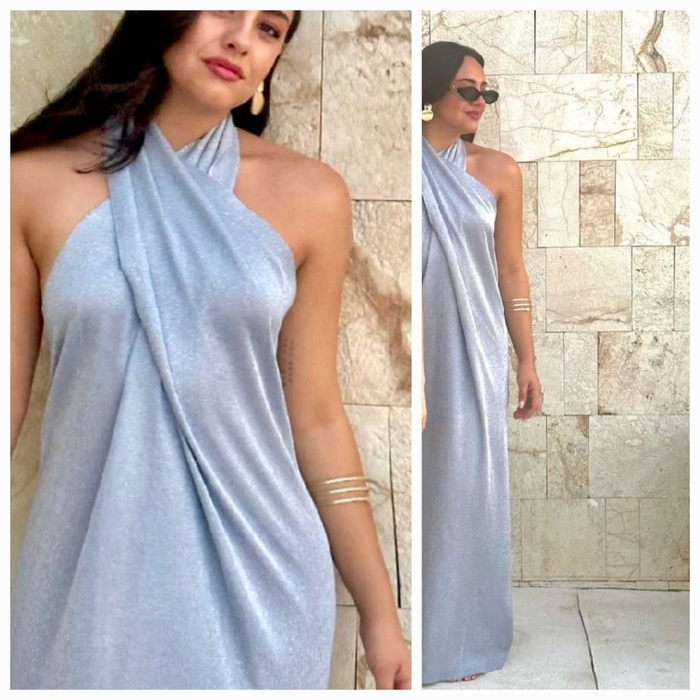 NWT ZARA * Dress size S and M Grey - Picture 5 of 16